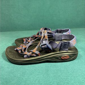Chaco Zvolv X2 Blue Purple Orange Hiking Sandal Toe Loop Braided Trail Womens 6